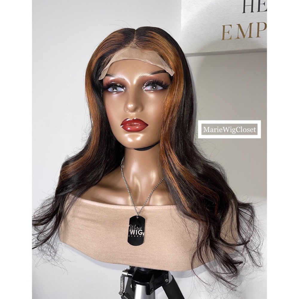 16” 5x5 Handmade wig for sale